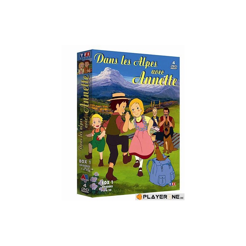 Dans les Alpes avec Annette Coffret 4DVD