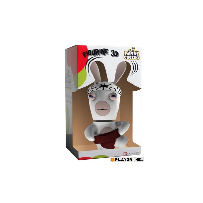 LAPINS CRETINS - Figurine 3D Lapin Sumo ( 21 cm )