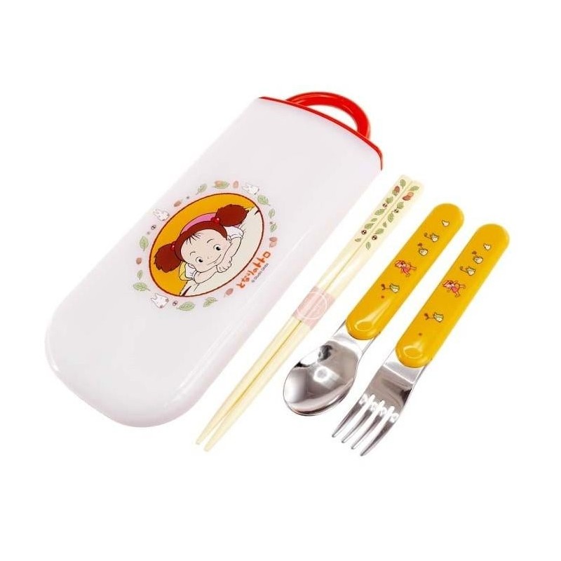 MON VOISIN TOTORO - Mei - Set baguettes cuillÃ¨re et fourchette