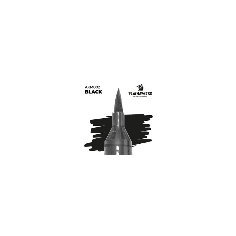 BLACK PLAYMARKERS