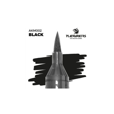 BLACK PLAYMARKERS