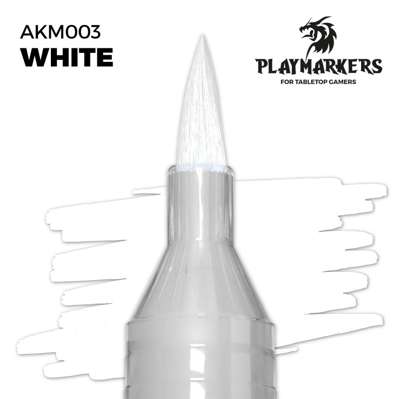 WHITE PLAYMARKERS