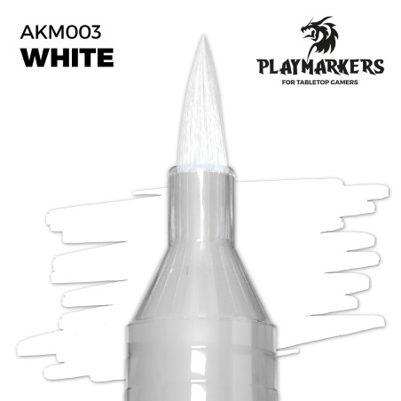 WHITE PLAYMARKERS