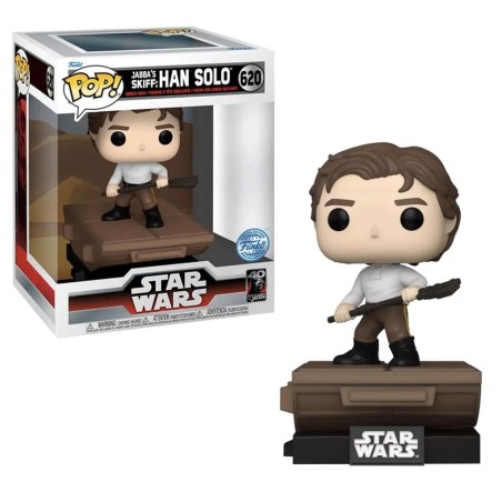 STAR WARS - POP Deluxe NÂ° 620 - JABBA'S Skiff : Han Solo