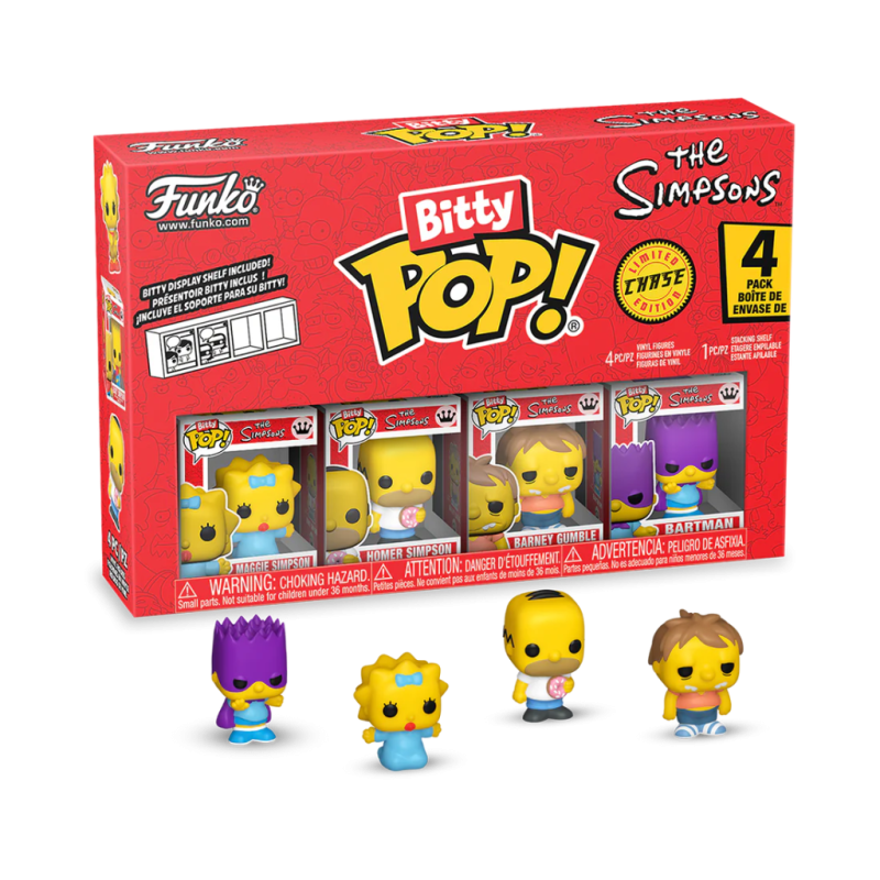 SIMPSONS - Bitty Pop 4 Pack 2.5cm - Maggie