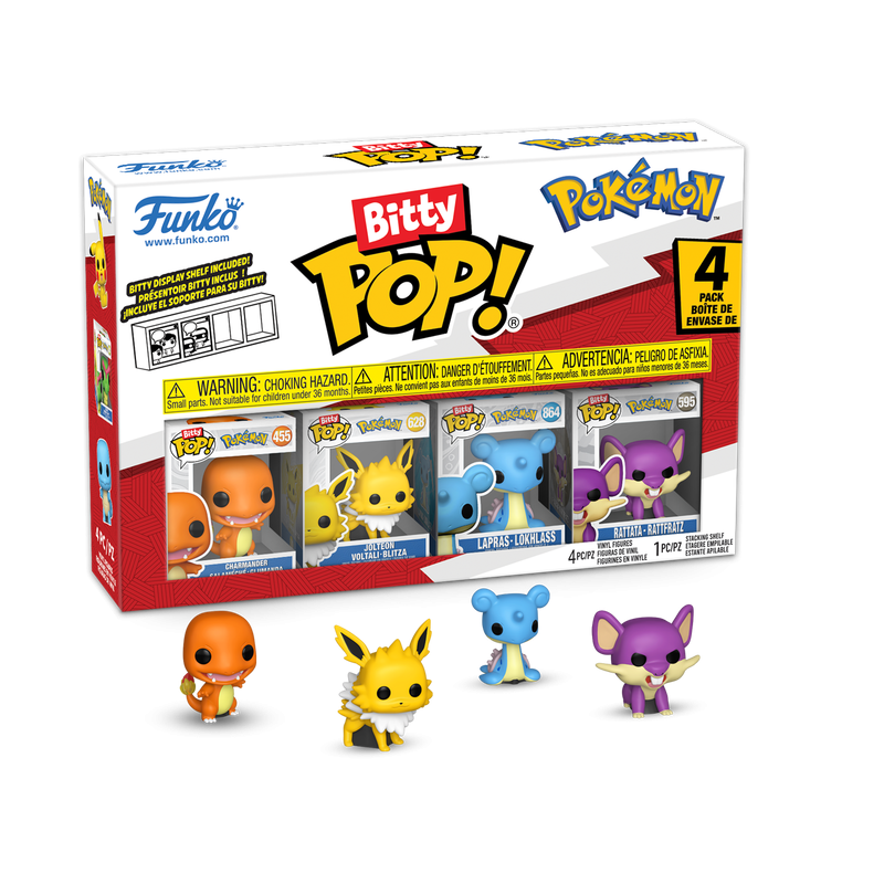 POKEMON - Bitty Pop 4 Pack 2.5cm - SalamÃ¨che