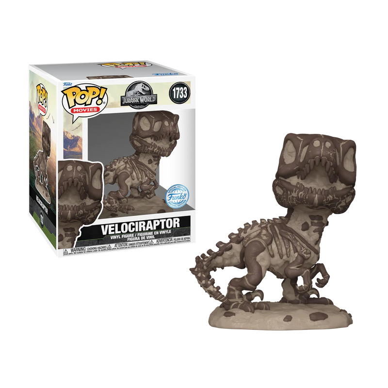 JURASSIC PARK - POP SUPER NÂ° 1733 - Velociraptor (Fossil)