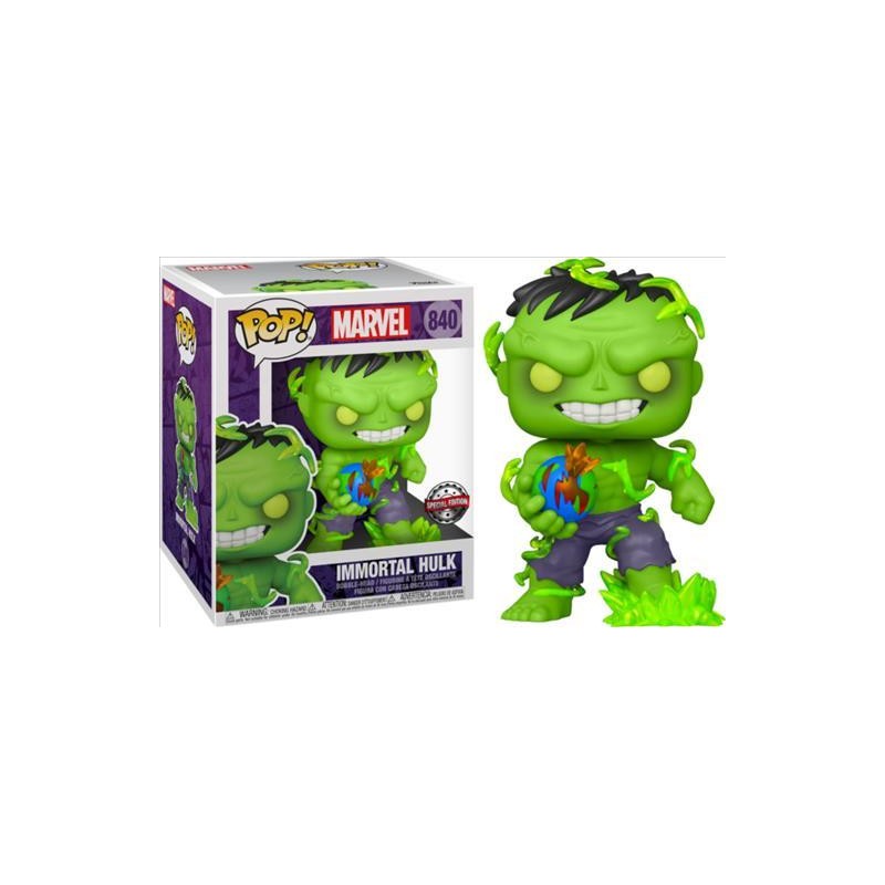 MARVEL - POP Super 6'' NÂ° 840 - Immortal Hulk avec Chase