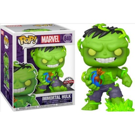 MARVEL - POP Super 6'' NÂ° 840 - Immortal Hulk avec Chase