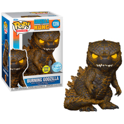 GODZILLA VS KONG - POP Movies NÂ° 1316 - Godzilla BrÃ»lÃ©