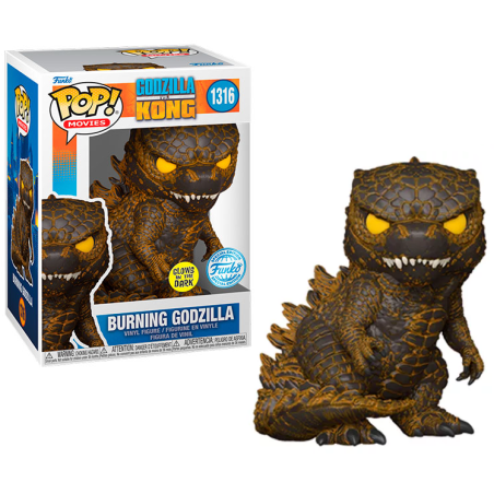 GODZILLA VS KONG - POP Movies NÂ° 1316 - Godzilla BrÃ»lÃ©