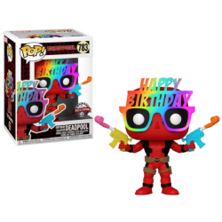 MARVEL - POP Marvel NÂ° 783 - Deadpool "Birthday Glasses"