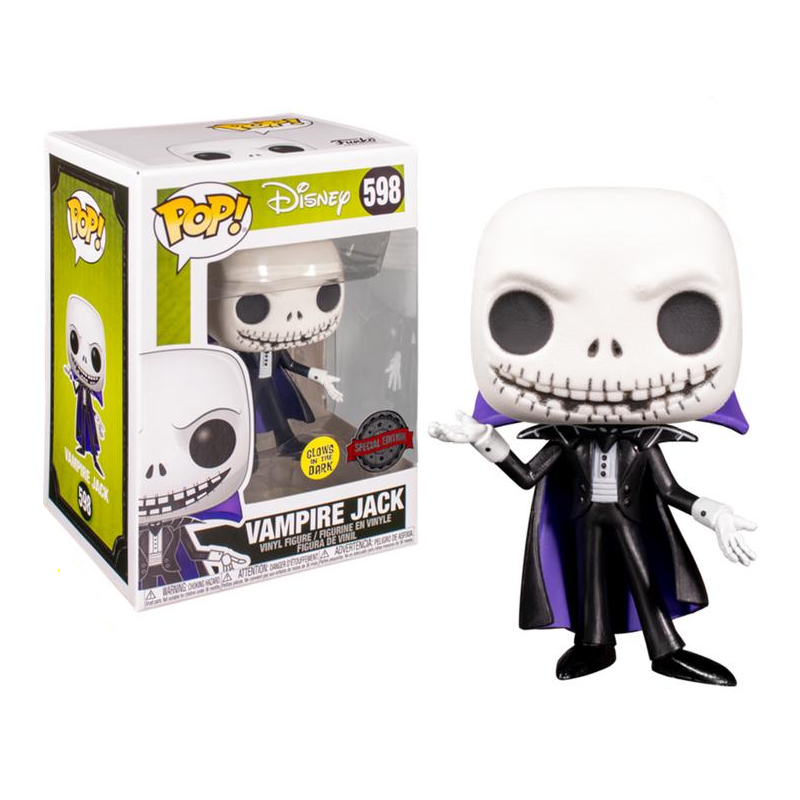 NBX - POP Disney NÂ° 598 - Jack Skellington (GITD)