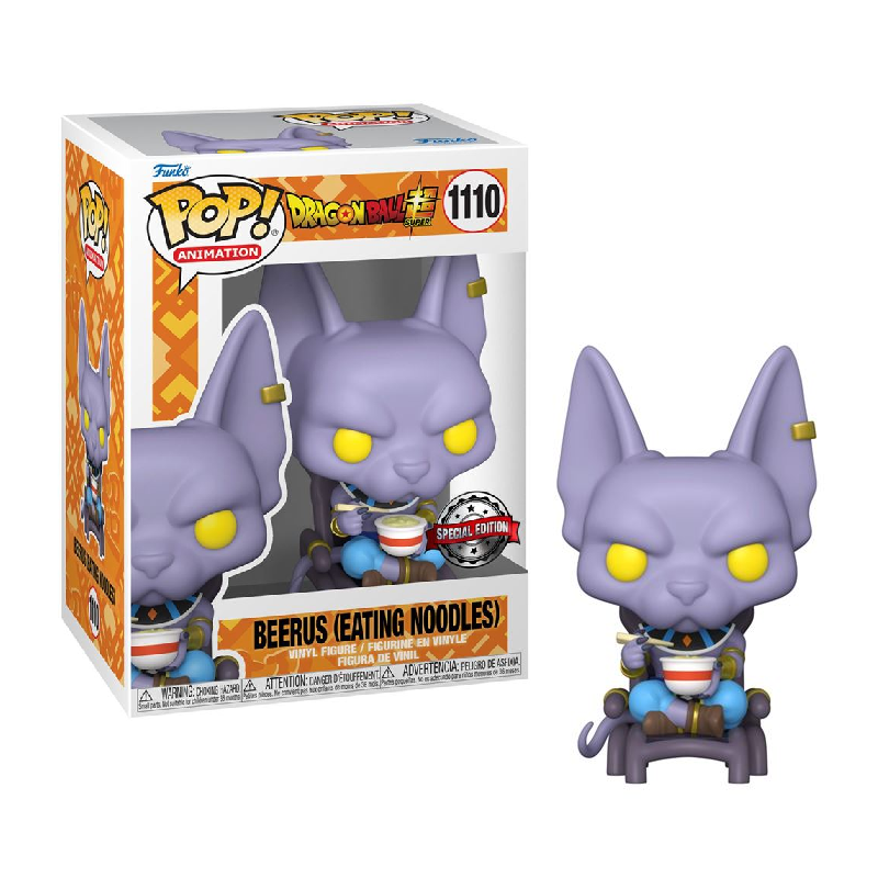 DRAGON BALL SUPER - POP Animation NÂ° 1110 - Beerus (Mangeant nouilles)