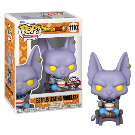 DRAGON BALL SUPER - POP Animation NÂ° 1110 - Beerus (Mangeant nouilles)