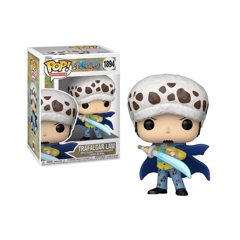 ONE PIECE - POP Animation NÂ° 1894 - Trafalgar Law avec Blue Anesthesia
