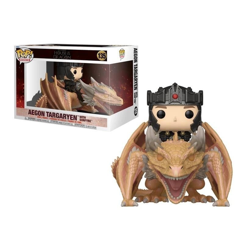 HOUSE OF THE DRAGON - POP Rides NÂ° 135 - Aegon avec Feux-du-Soleyl