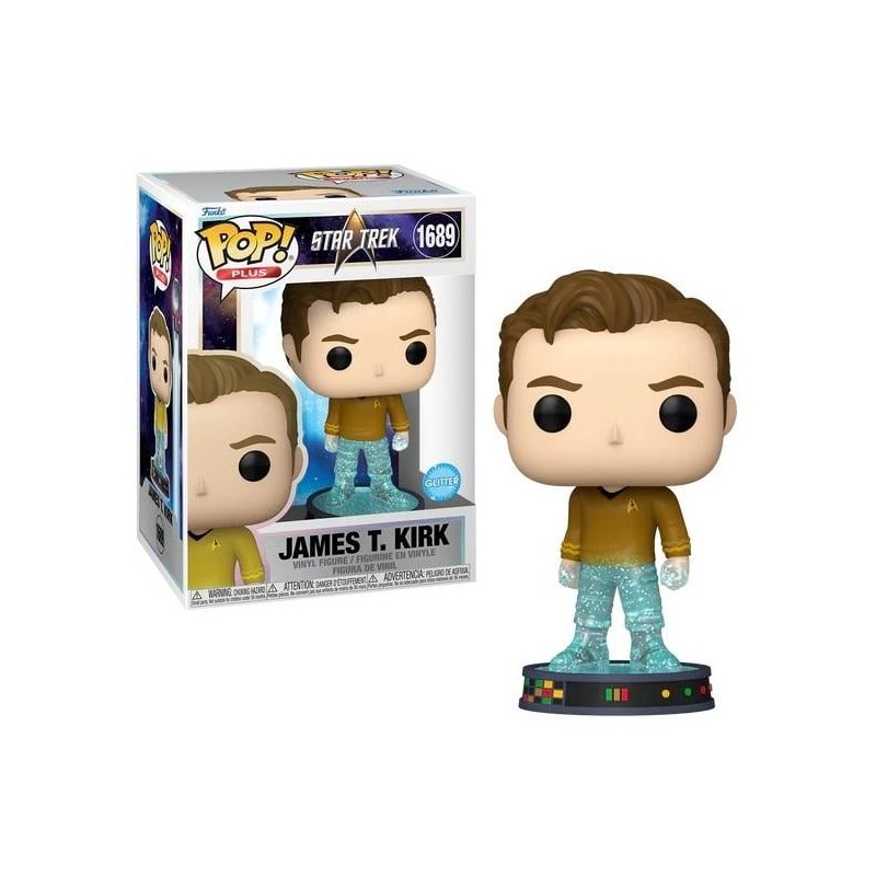 STAR TREK TRANSPORTER - POP Plus NÂ° 1689 - Kirk (Glitter)