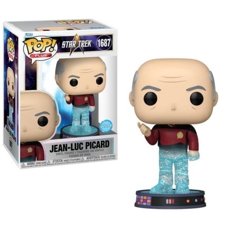 STAR TREK TRANSPORTER - POP Plus NÂ° 1687 - Picard (Glitter)