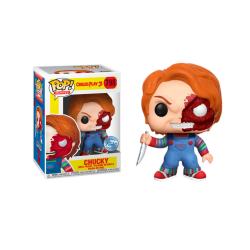 CHUCKY - POP Movies NÂ° 798 - Chucky Half (BD)