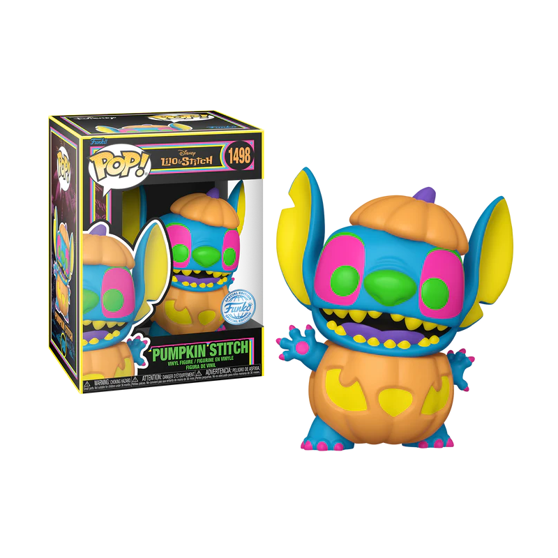 LILO & STITCH - POP Disney NÂ° 1498 - Stitch Citrouille (BLKLT)