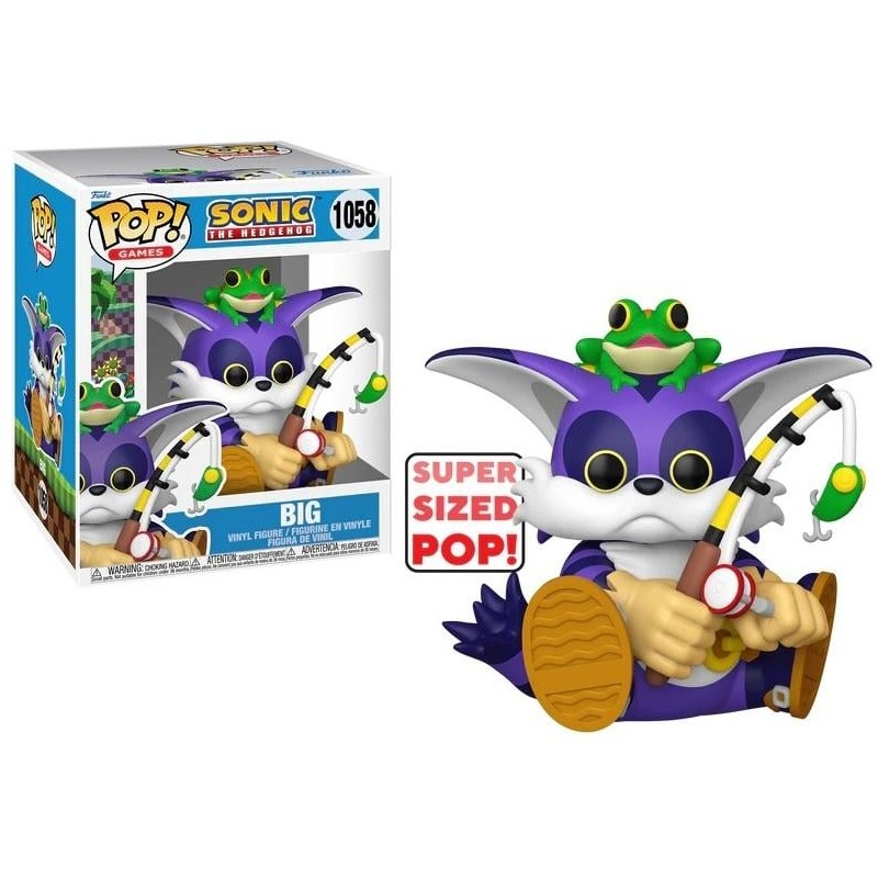 SONIC - POP Super 6'' NÂ° 1058 - Big the Cat avec Froggy
