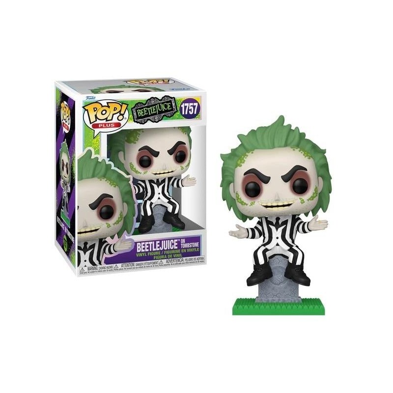 BEETLEJUICE - POP Plus NÂ° 1757 - Beetlejuice with tombstone
