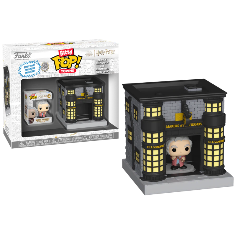 HARRY POTTER -Bitty Pop Town -Garrick Ollivander et magasin Ollivander
