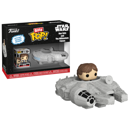 STAR WARS - Bitty Pop Ride - Han Solo avec Faucon Millenium