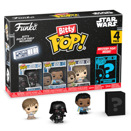 STAR WARS - Bitty Pop 4 Pack 2.5cm - Dark Vador