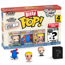 RETRO TOYS - Bitty Pop 4 Pack 2.5cm - Mr Monopoly