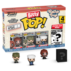 RETRO TOYS - Bitty Pop 4 Pack 2.5cm - GI Joe