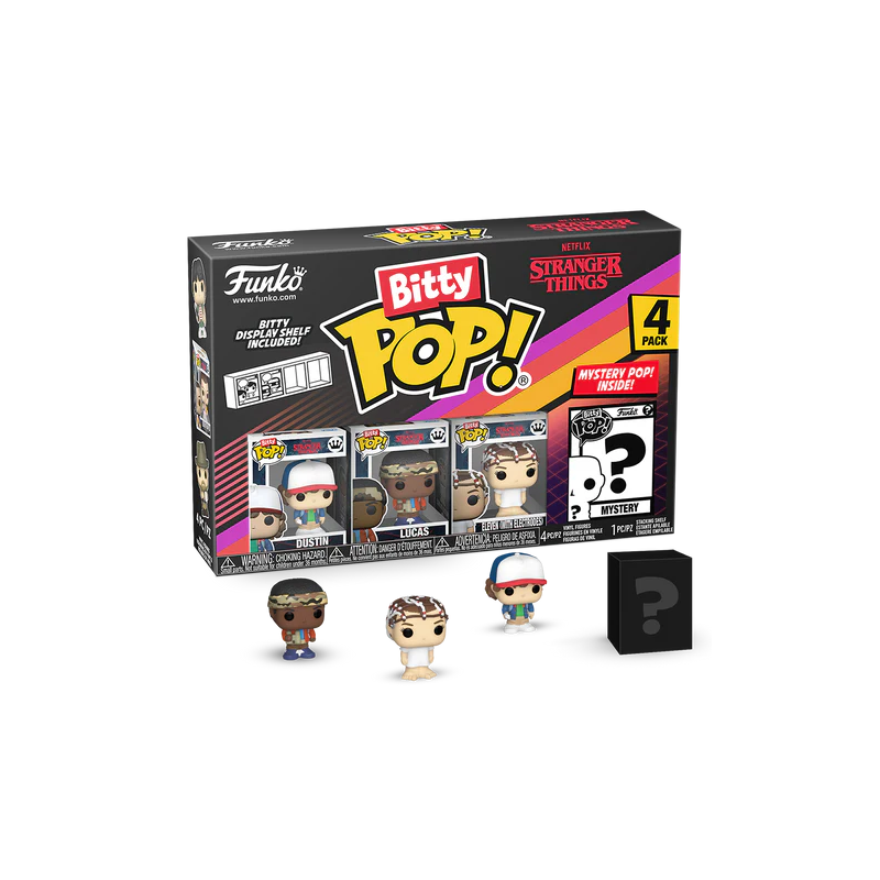 STRANGER THINGS - Bitty Pop 4 Pack 2.5cm - Dustin