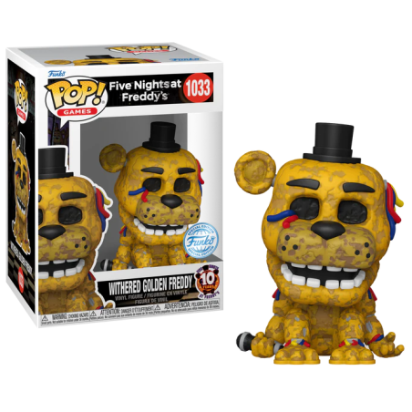 FIVE NIGHTS AT FREDDY'S - POP Gaming NÂ° 1033 - Withered Golden Freedy