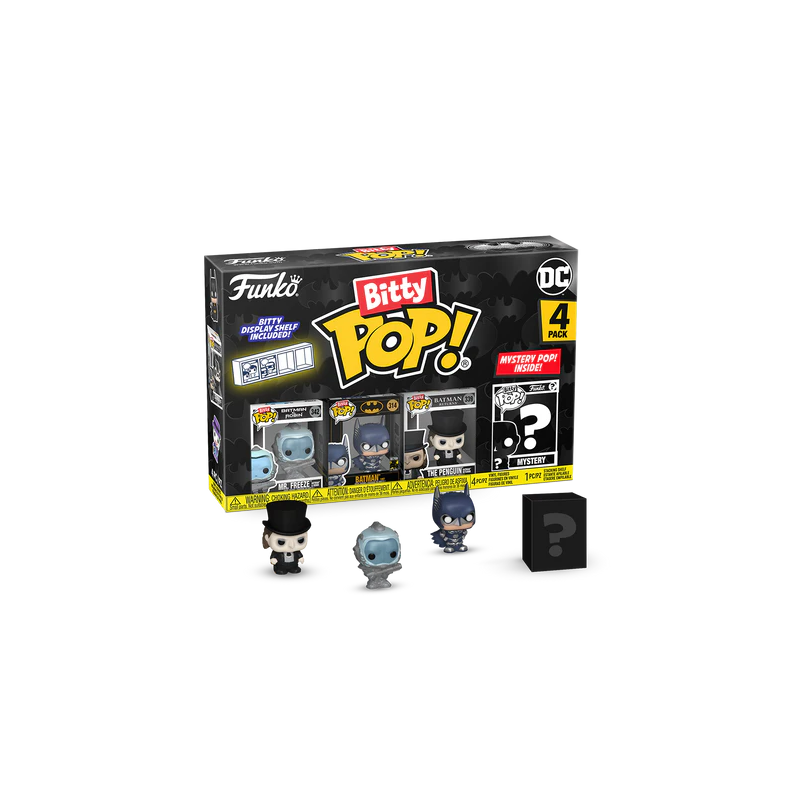 BATMAN 85TH - Bitty Pop 4 Pack 2.5cm - Freeze