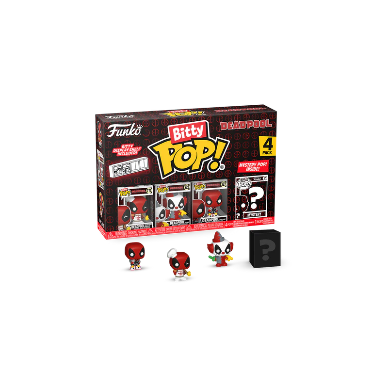 DEADPOOL - Bitty Pop 4 Pack 2.5cm - BBQ Master