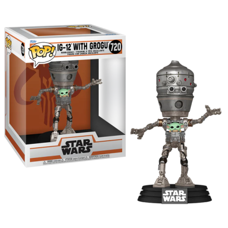 MANDALORIAN - POP Deluxe NÂ° 720 - Grogu IG-12