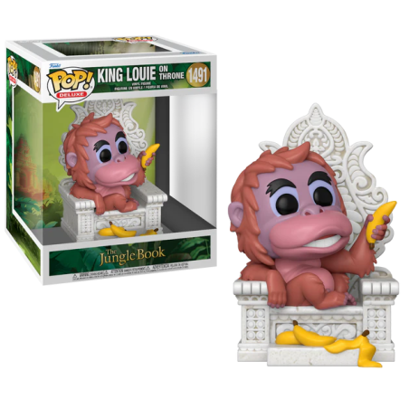 LIVRE DE LA JUNGLE - POP Deluxe NÂ° 1491 - Roi louie sur Throne