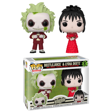 BEETLEJUICE 2 - POP Movies - 2 Pack Beetlejuice & Lydia Deetz