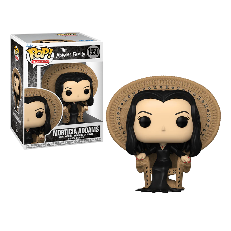 LA FAMILLE ADDAMS - POP Deluxe NÂ° 1550 - Morticia sur Chaise