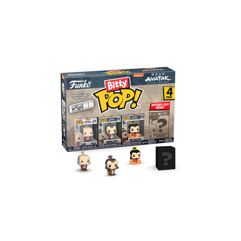 AVATAR LE DERNIER MAITRE DE L'AIR - Bitty Pop 4 Pack 2.5cm - Iroh