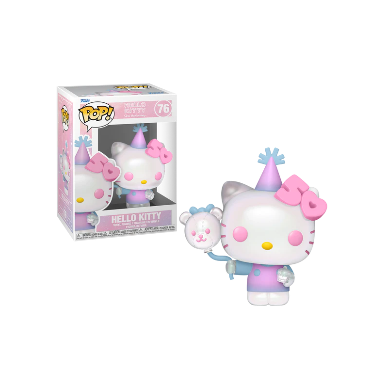 HELLO KITTY 50TH Anniv. - POP Sanrio NÂ° 76 - Hello Kitty with balloon