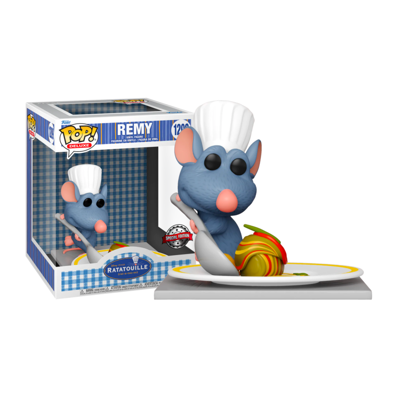 DISNEY - POP Deluxe NÂ° 1209 - Remy avec Ratatouille SPECIAL EDITION