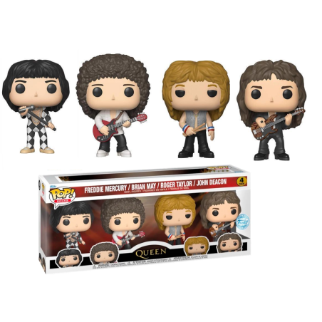 MUSIC - Queen - 4 Pack Funko Pop Sp. Edition