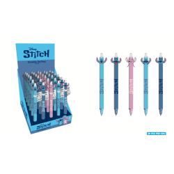 STITCH - Stylo Ã  Gel EffaÃ§able +Head Topper (Display de 30pcs)