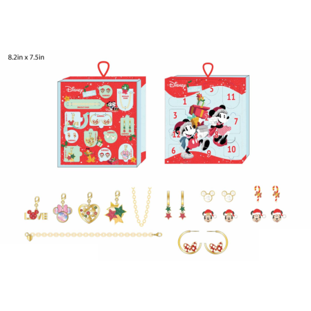 MICKEY - Calendrier 12jours - Set Bijoux - 12 Pc.