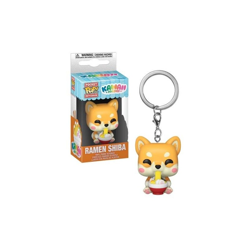 KAWAII FOODIES - Pocket Pop Keychains - Ramen Shiba