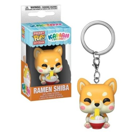 KAWAII FOODIES - Pocket Pop Keychains - Ramen Shiba