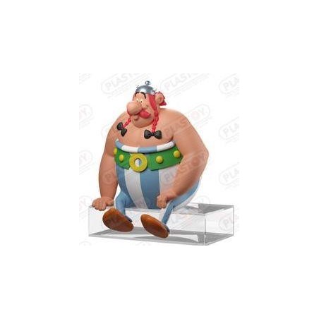ASTERIX & OBLEIX - Obelix assis - Statuette 12cm