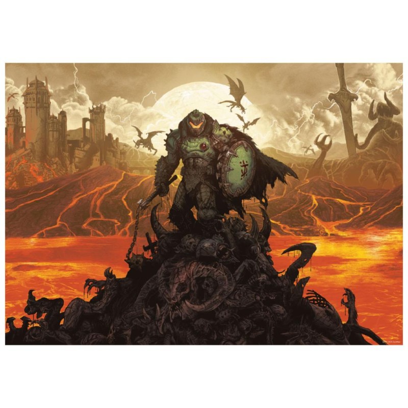 DOOM THE DARK AGES - 90 Years - Art Print - Edition LimitÃ©e